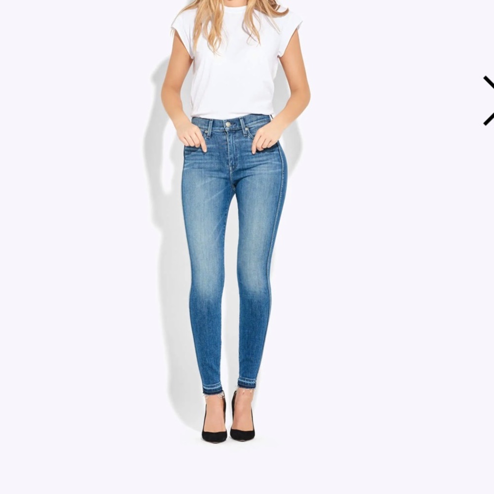 AYR The Riser jeans, size 26, in Neon Jupiter
